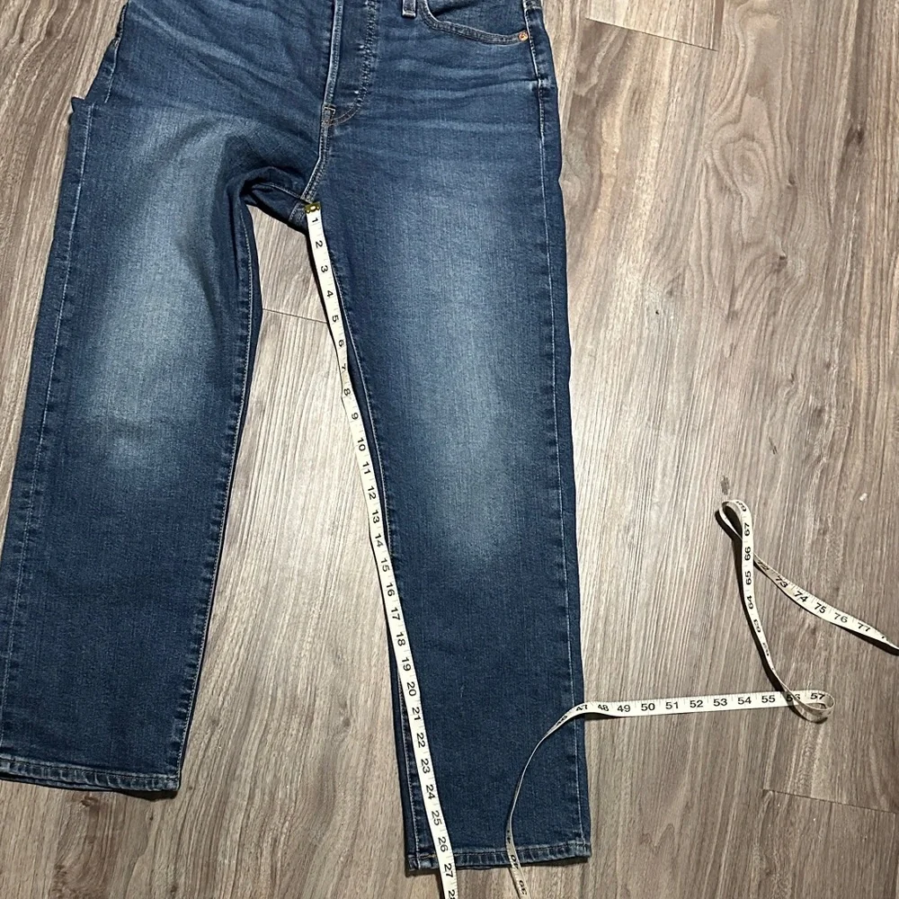 Signature by Levi Strauss Dark Blue Straight Jeans